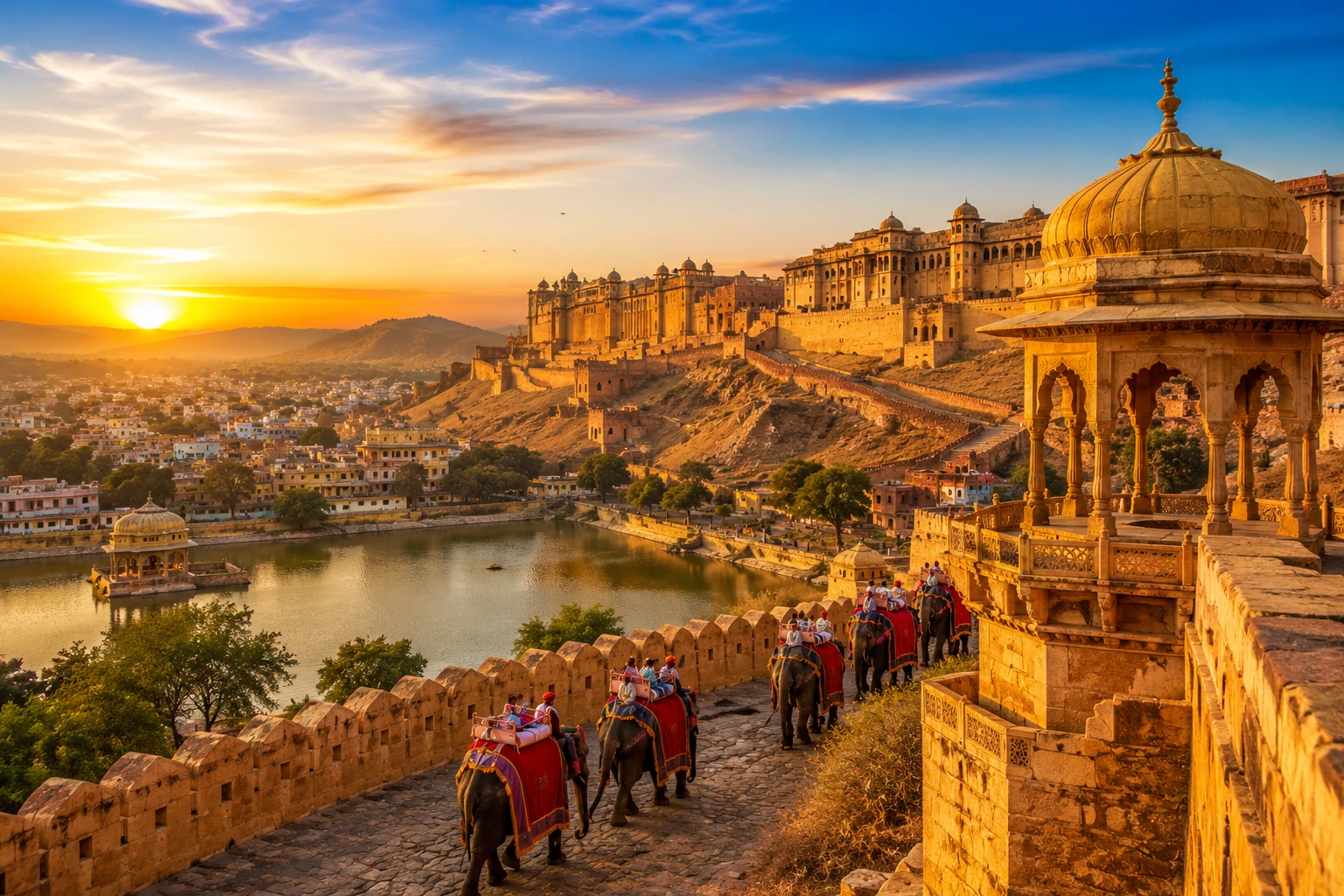 Royal Rajasthan Heritage Forts & Udaipur Lakes Tour